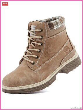 Waterproof Women's Hiking Ankle Boots Lightweight Winter Snow Trekking Shoes
